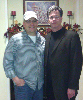 Roger in Maryland with a student