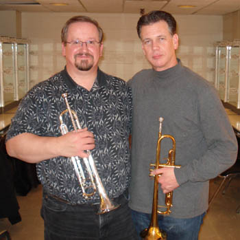 Roger in Ottawa with a student